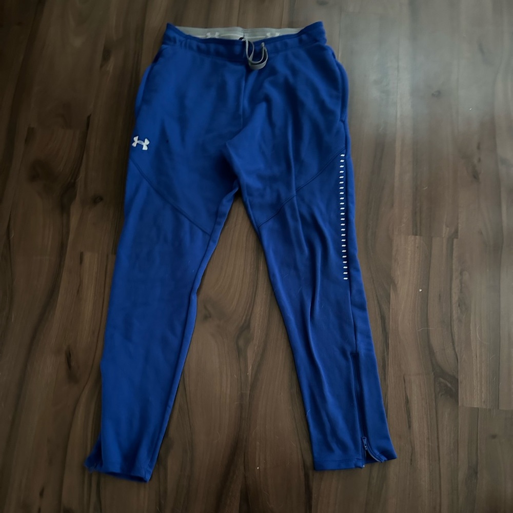 Under armor sweats blue. Like new